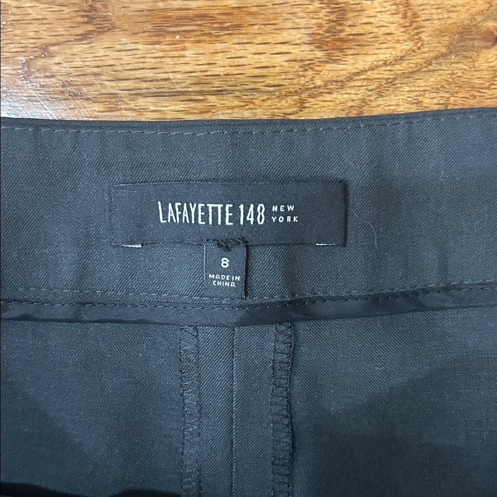 Lafayette 148 New York Gray Dress Pants - Picture 2 of 3